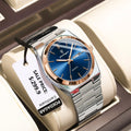 Full Calendar Sport Watch – Luminous Dial with Hidden Clasp Bracelet