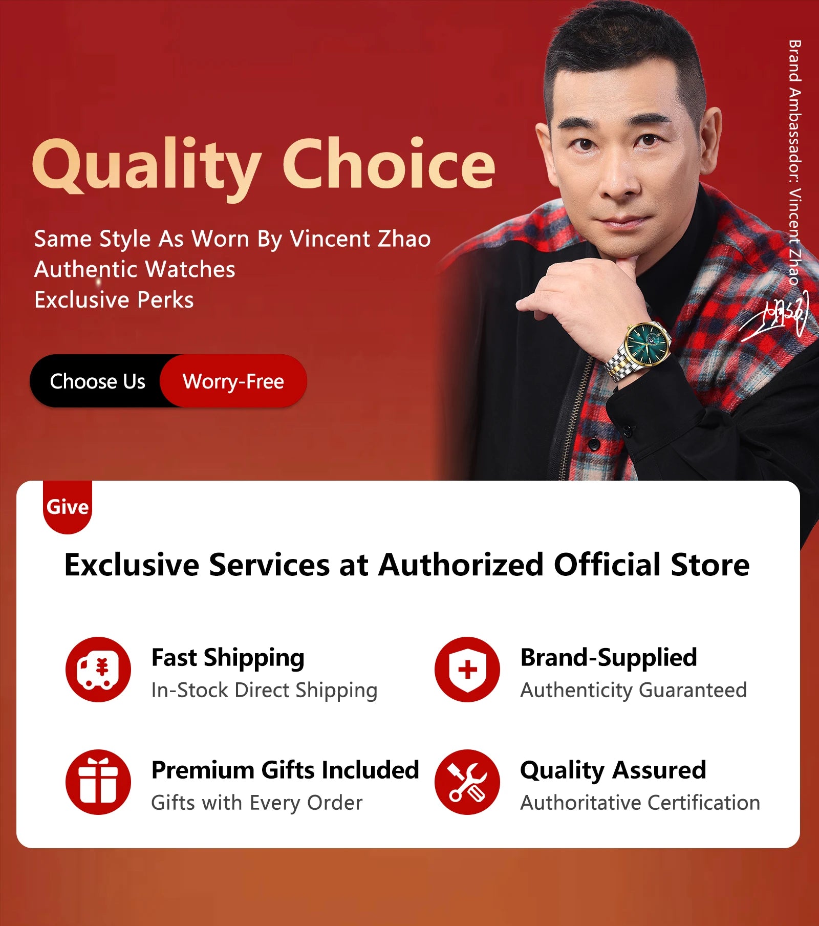 Round Business Chronograph – Slim Stainless Steel Watch with Luminous Hands & Date